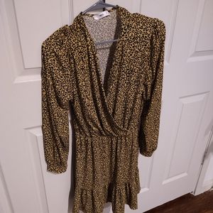SOLD🚫 ***MNG leopard print dress - sz 6(M)